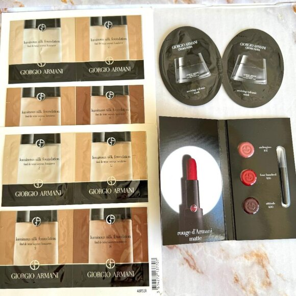 Giorgio Armani Luminous Silk Foundation 2, 5.5,9,14 Rouge Matte Lipstick 102 400 - Picture 1 of 3